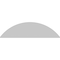 Ekena Millwork Segment Arch 3 Spoke Architectural Grade PVC Pediment, 70"W x 18-1/2"H x 2"P PEDPS070X185SEG03 - alternate 5